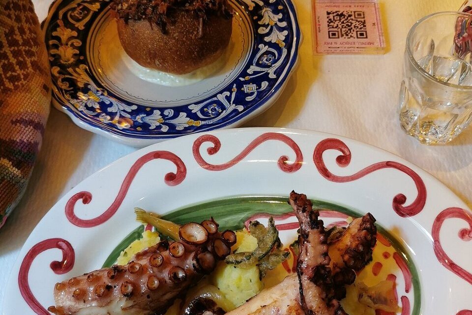 Plat à base de poulpe - Le Dernier Métro